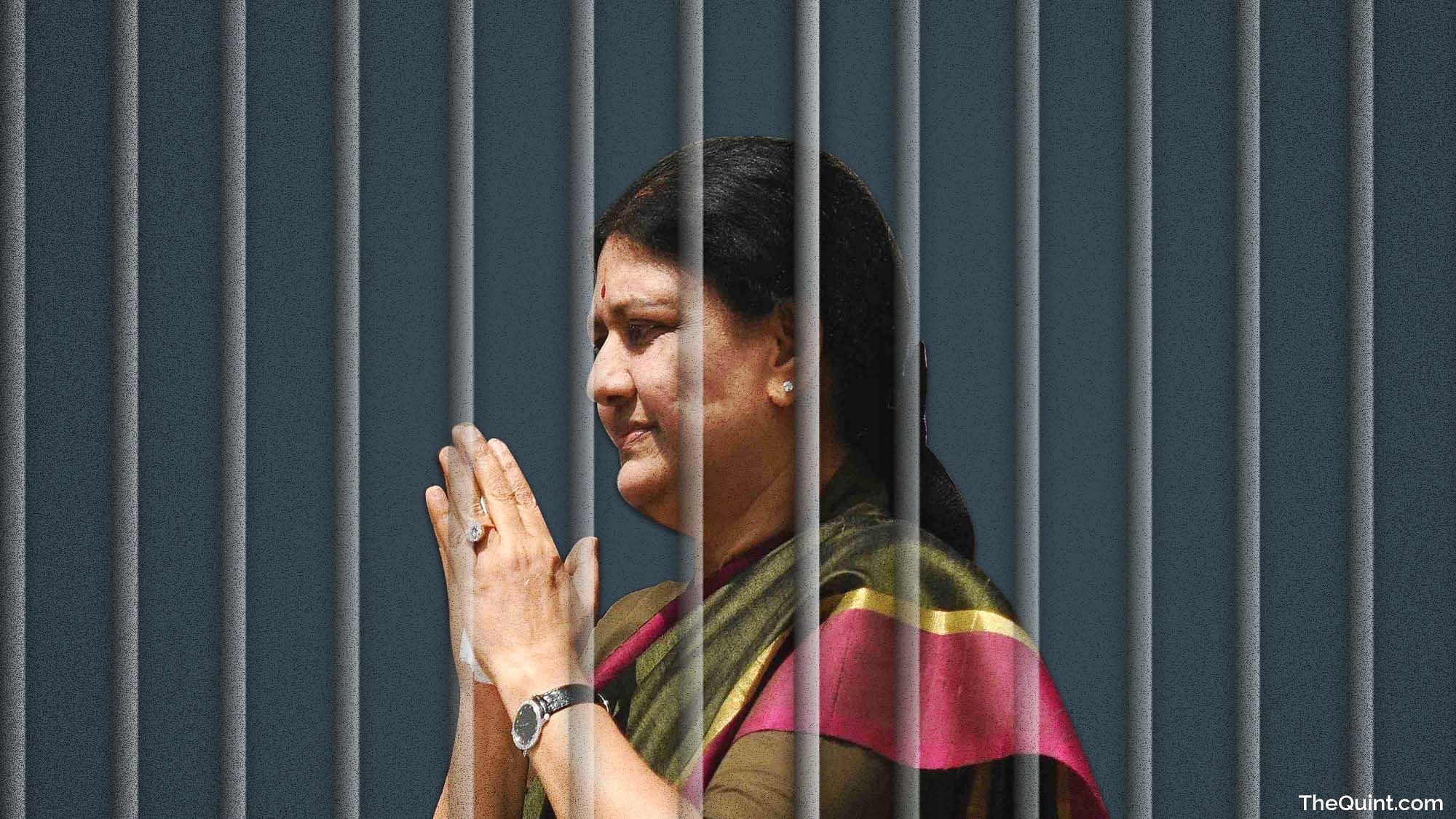 

AIADMK chief VK Sasikala has met visitors 12 times in a month at the Parappana Agrahara central jail in Bengaluru. (Photo: <b>The Quint</b>)