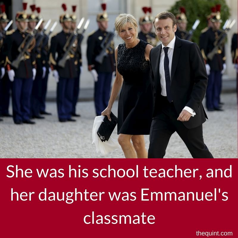 Emmanuel Macron met his now wife Brigitte when he was 15 and she was 39!