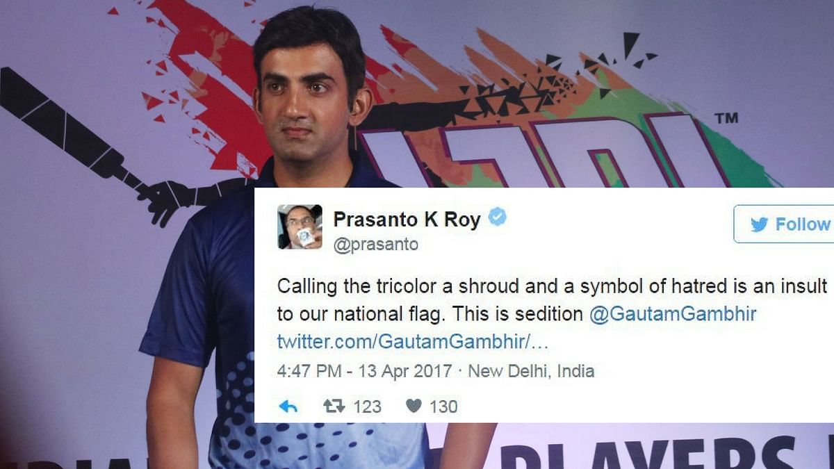 Gambhir Faces Backlash For Incorrectly Defining Indian Tricolour