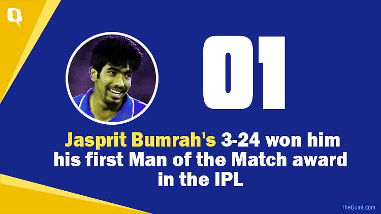 Mumbai Indians beat Sunrisers Hyderabad by four wickets in an Indian Premier League match. 