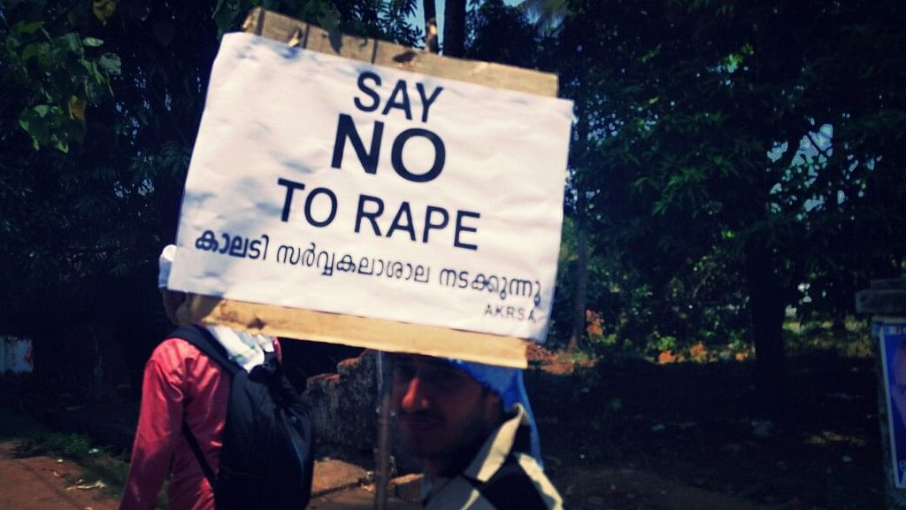 An anti-rape protest. Photo used for representational purposes.&nbsp;