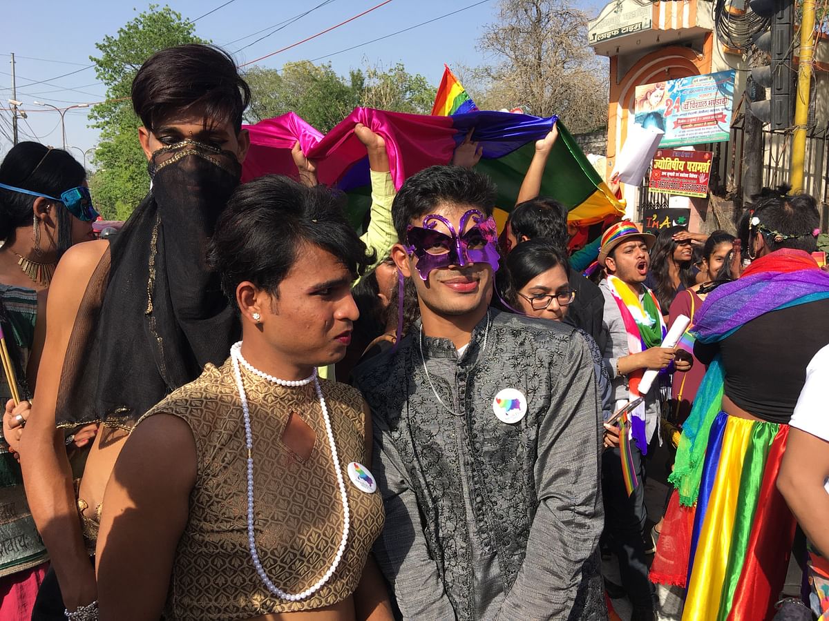 The crowds were out in a show of equality, freedom and love on Sunday as Lucknow hosted the first gay pride march.