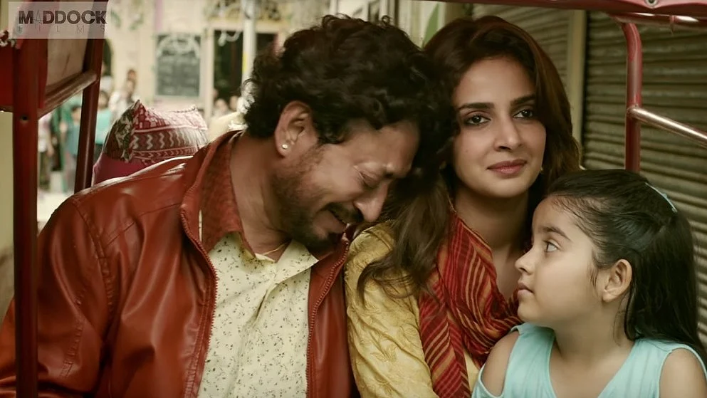 Irrfan Khan and Saba Qamar as exasperated parents in <i>Hindi Medium</i>. 