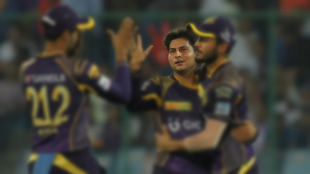 Kuldeep Yadav in KKR. (Photo: IANS)