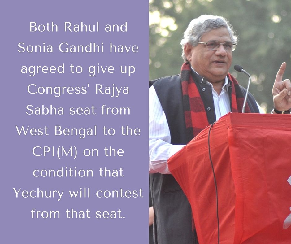 When Opposition is lending support to Yechury for another term in Rajya Sabha, why is the Left dragging its feet?