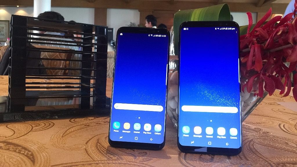 Samsung Galaxy S8 &amp; S8+ launched in India (Photo:<b>The Quint</b>)