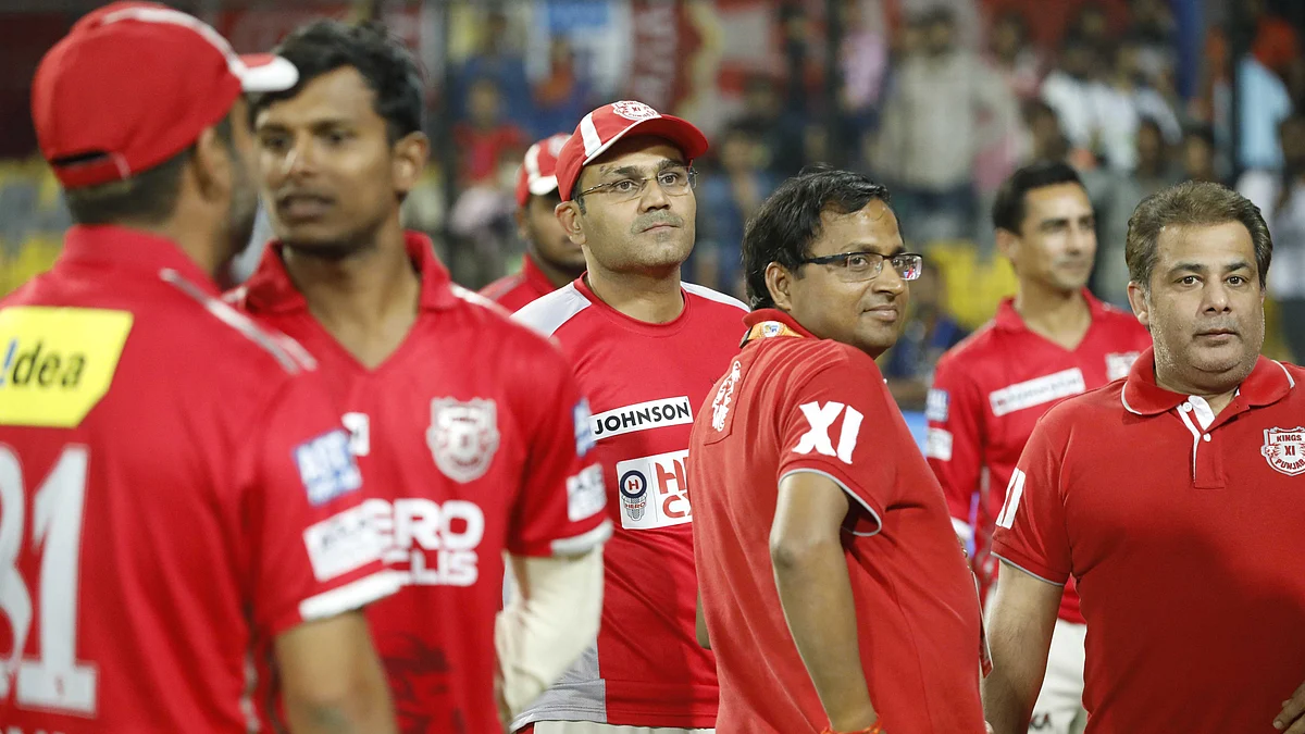 KXIP’s Head of Cricket Operations Virender Sehwag’s influence has been seen both on and off the field for the team. (Photo: BCCI)