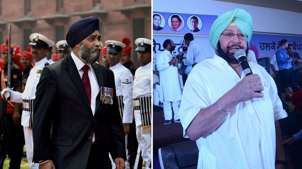 Punjab CM Amarinder Singh had accused Canadian Defence Minister Harjit Sajjan of being a Khalistani sympathiser. (Photo: PTI/<b>The Quint</b>)