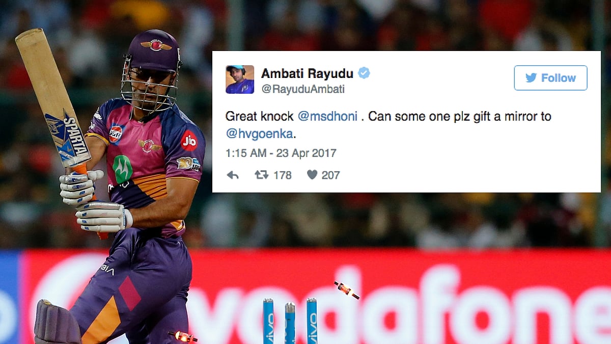 Trollers Remind Harsh Goenka Who S Boss After Dhoni S 61 Run Knock