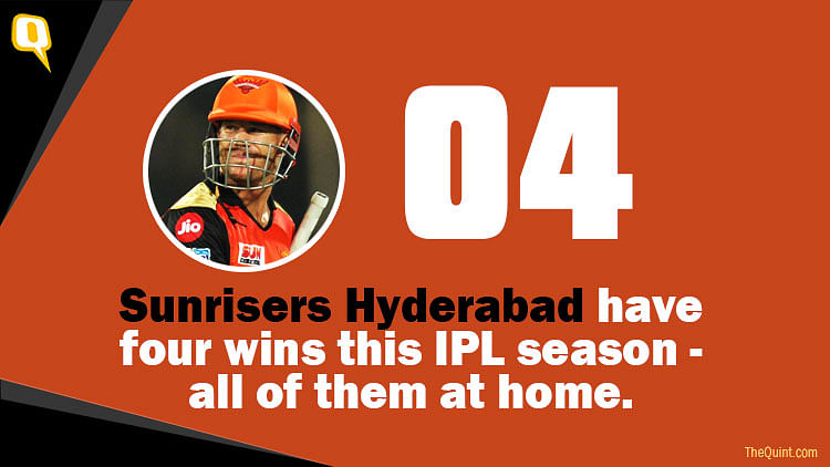 

With their fourth successive win at home, Hyderabad jumped to second spot in IPL 10 rankings.