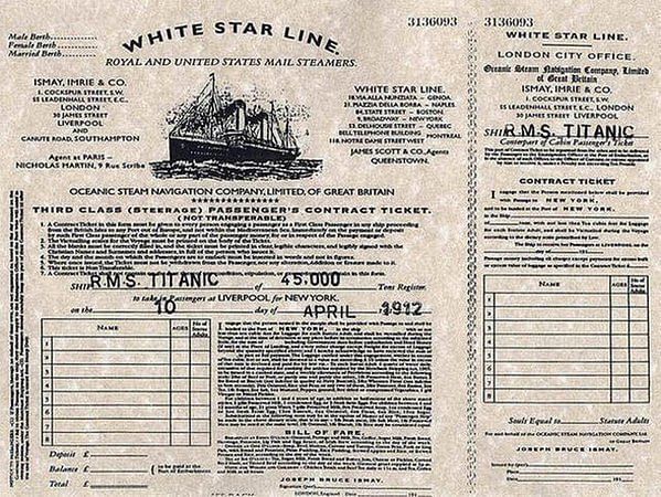 A look at the food served for all the different classes on board the Titanic.