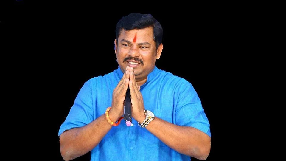 BJP MLA T Raja Singh saidthat the heads of “traitors” opposing the construction of Ram temple in Ayodhya will be chopped off. (Photo: Facebook/<a href="https://www.facebook.com/RajaSinghOfficial/">@Raja Singh</a>)