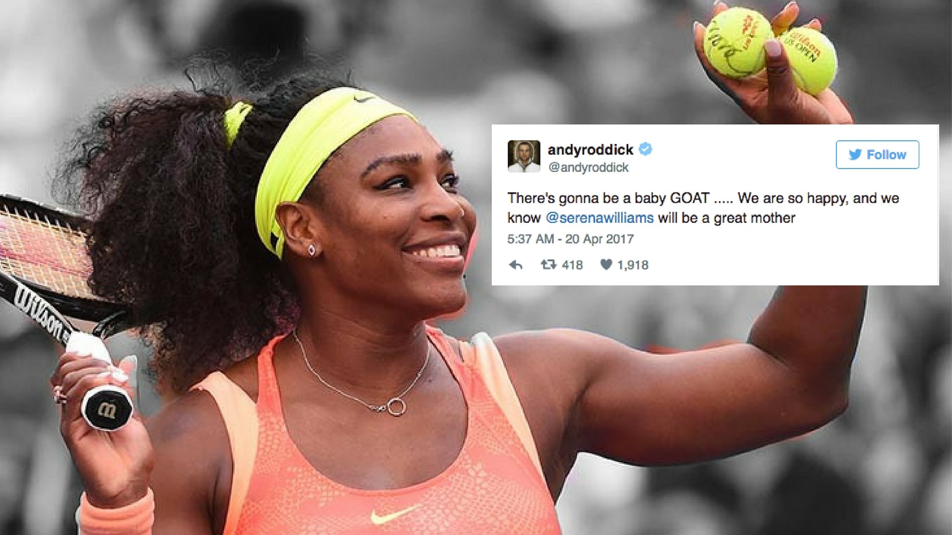 Serena Williams will return to tennis next year. (Photo: Reuters/Altered by <b>The Quint</b>)