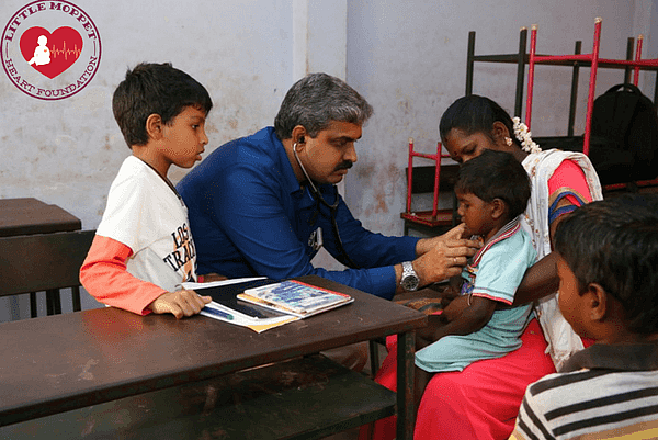 Dr Gopi and his wife quit their well-paying jobs to treat children with CHD (Photo: Little Moppet Heart Foundation)