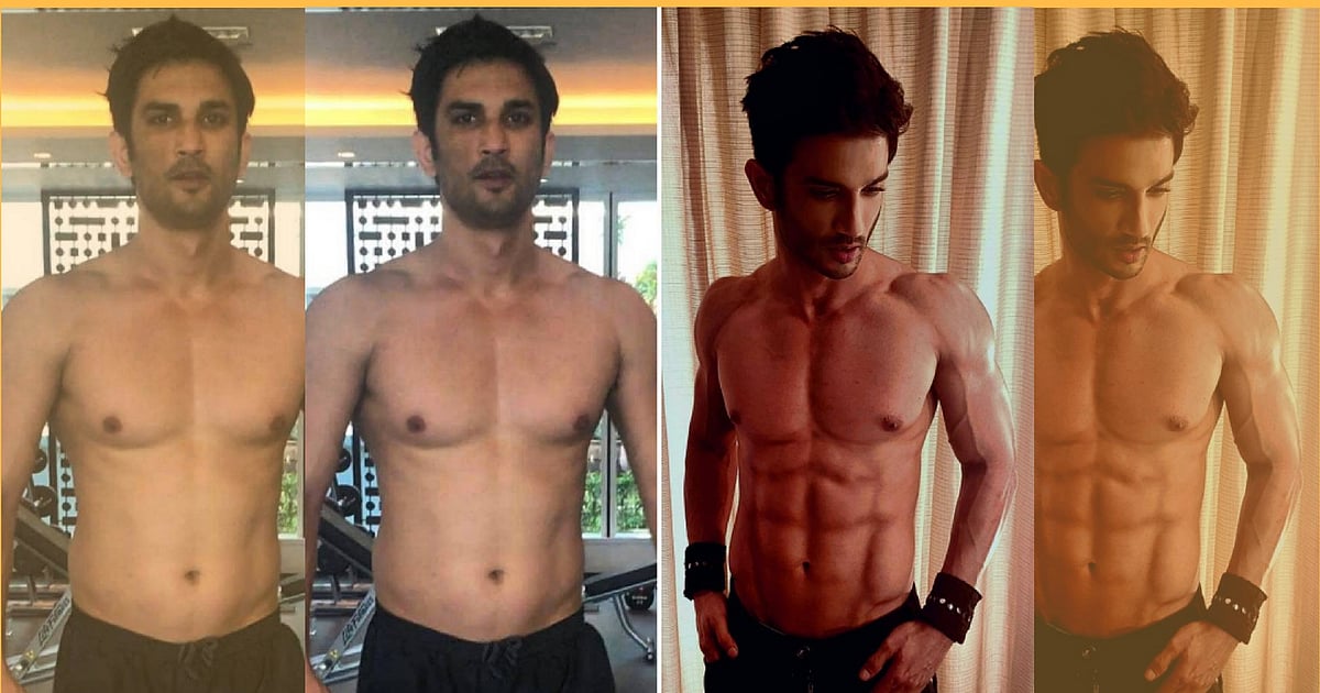 In Pics How Sushant Singh Rajput Got His 8 Pack