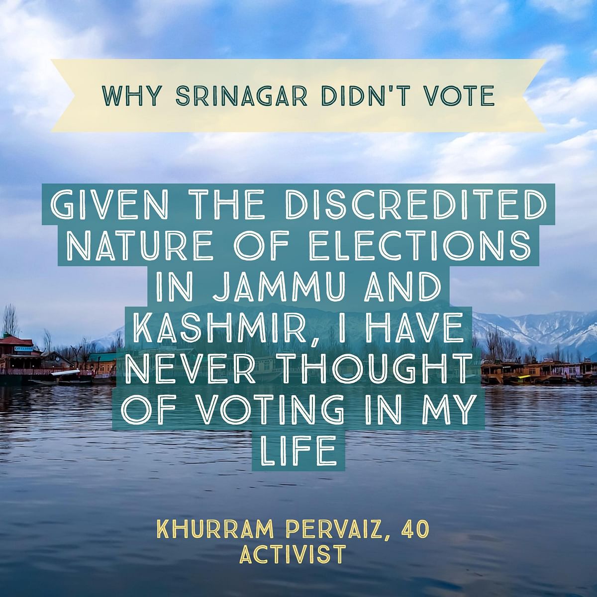 The Srinagar bypoll saw an abysmal 6.5% turnout, the worst poll figure in 30 years of the state’s electoral history.