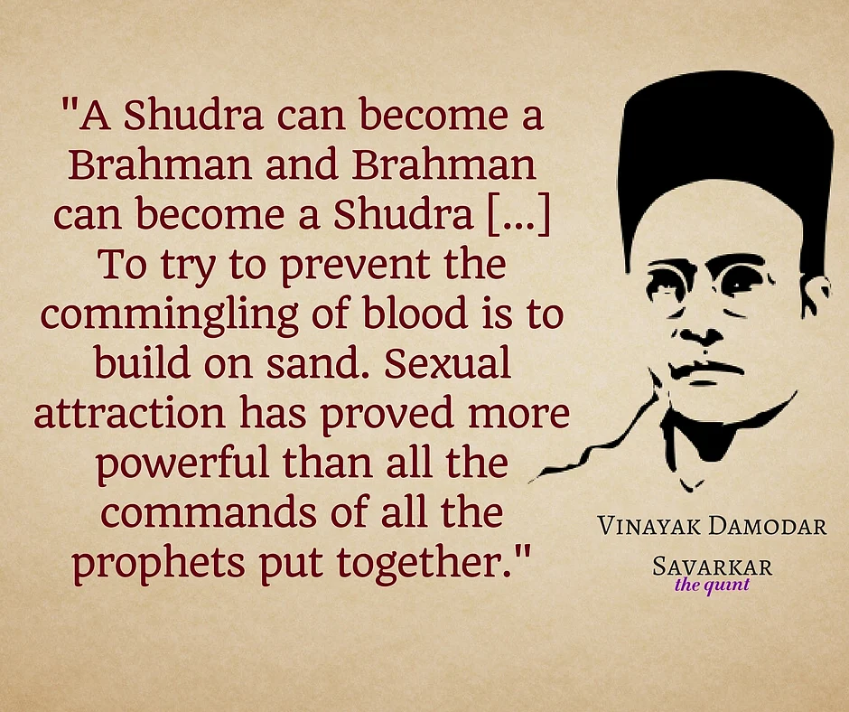 BJP’s Hindutva Icon Savarkar on Muslims, Inter-caste Love & Cows