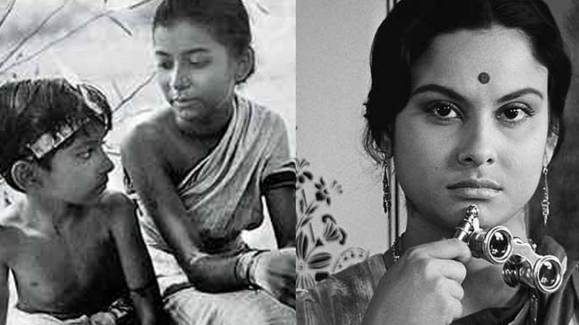 Stills from Satyajit Ray’s <i>Pather Panchali</i> and <i>Charulata</i>.