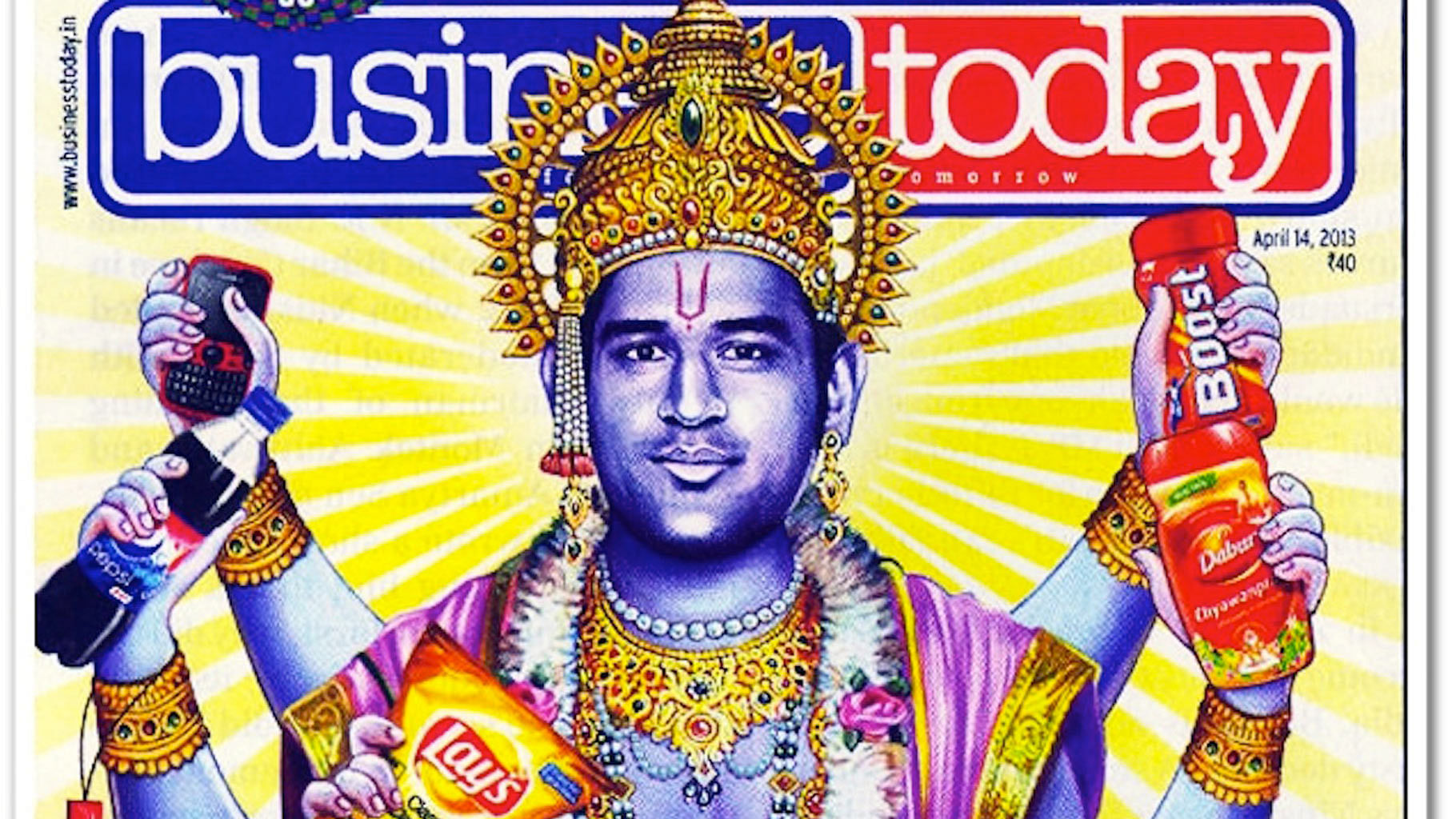 Indian skipper Mahendra Singh Dhoni. (Photo: <i>Business Today</i> Cover)