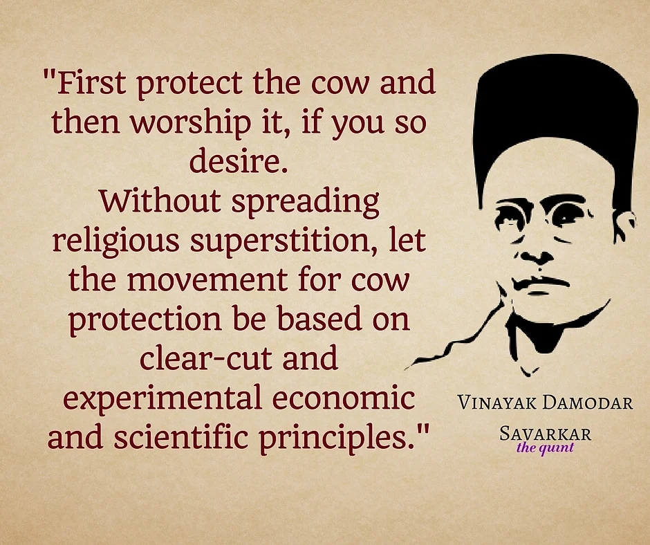 BJP’s Hindutva Icon Savarkar on Muslims, Inter-caste Love & Cows
