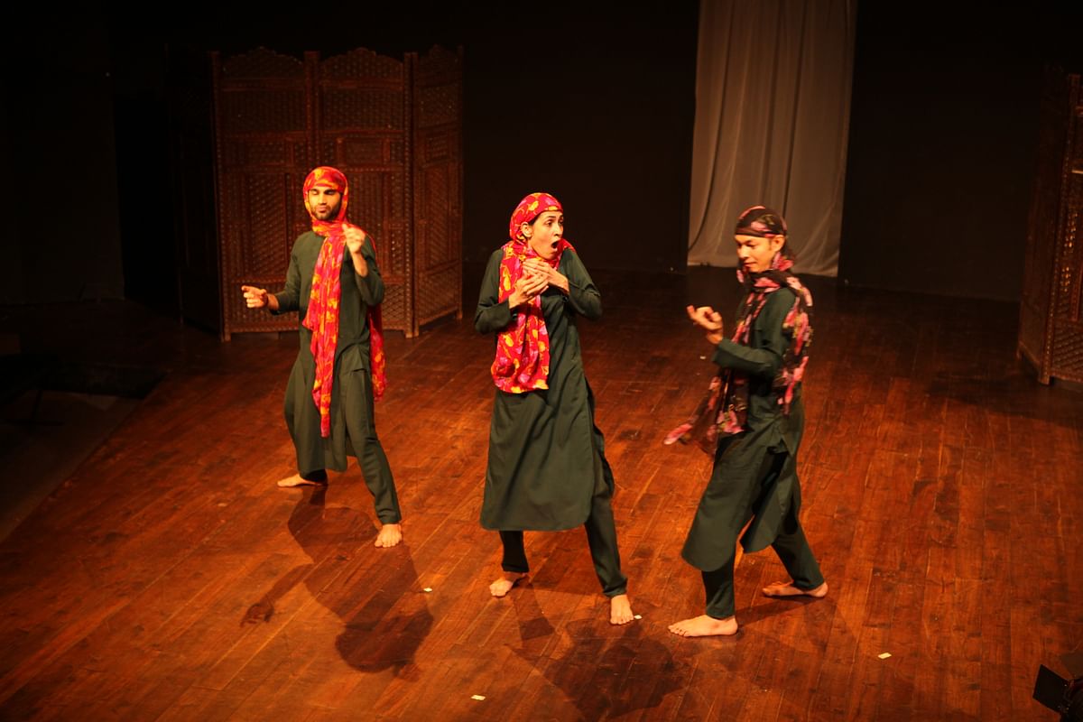 Tricycle Production’s ‘Lihaaf’ includes shadow play, folk music, clowning and physical theatre.