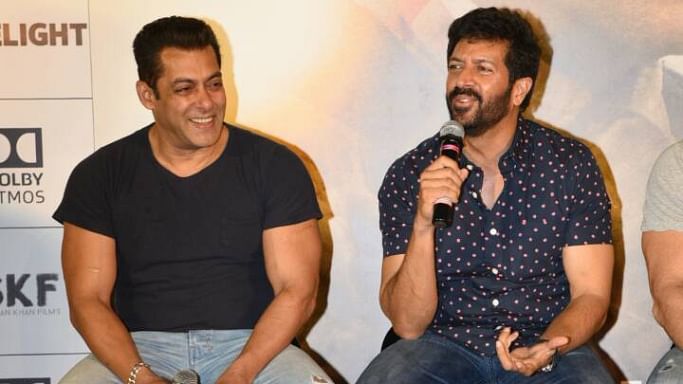 Salman and Kabir Khan at the <i>Tubelight</i> trailer launch. (Photo: Yogen Shah)