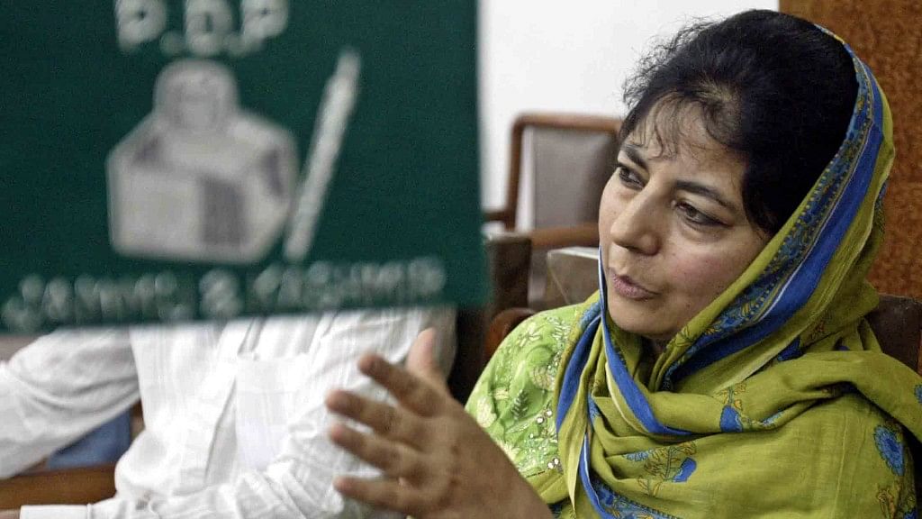 File photo of PDP leader Mehbooba Mufti.