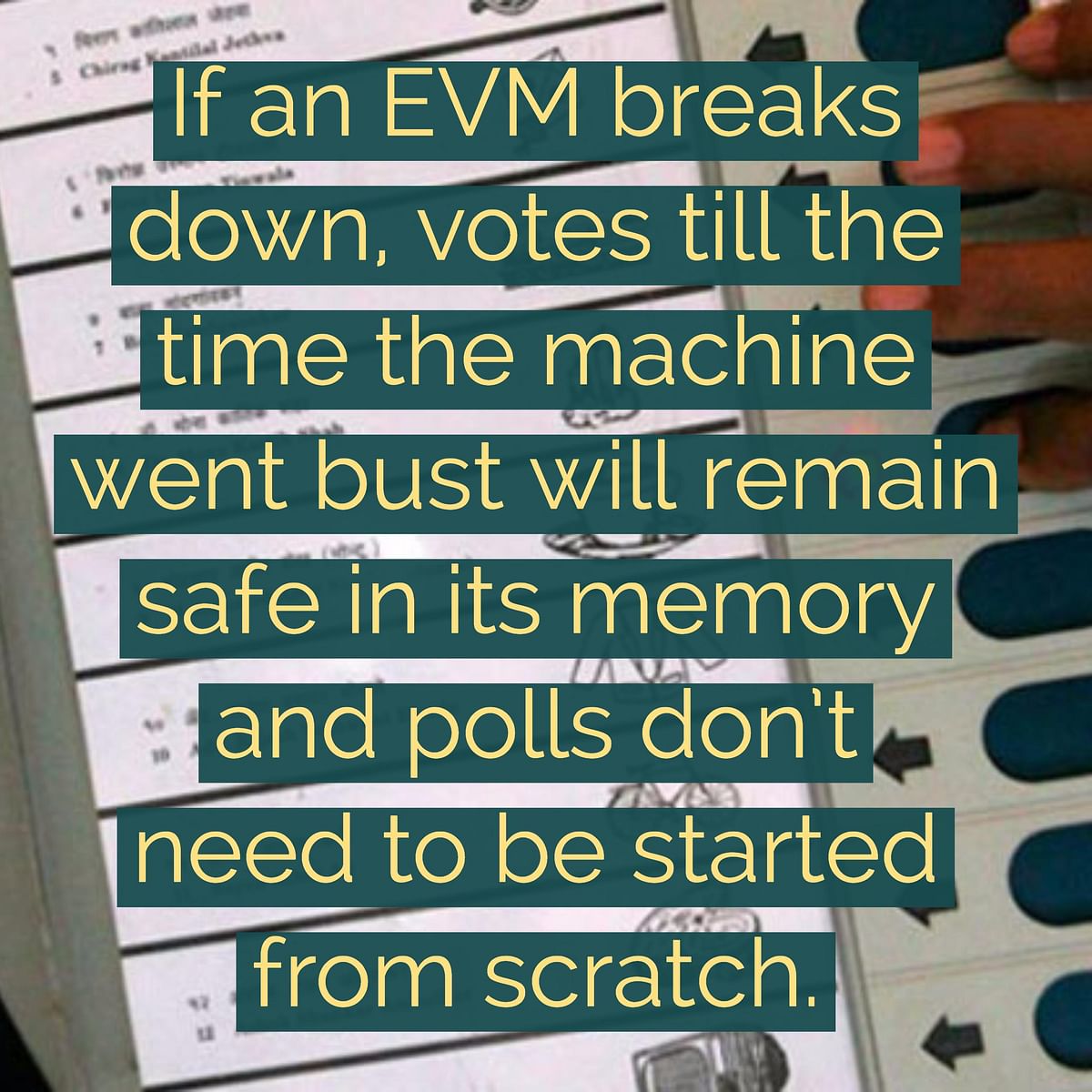 EVMs have shown to be successful in other developing nations like Chile and Brazil.