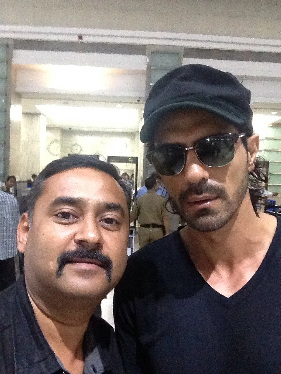 Prashant Bishnoi with Bollywood actor Arjun Rampal. (Photo Courtesy: Facebook/<a href="https://www.facebook.com/prashant.bishnoi.142">Prashant Bishnoi</a>)