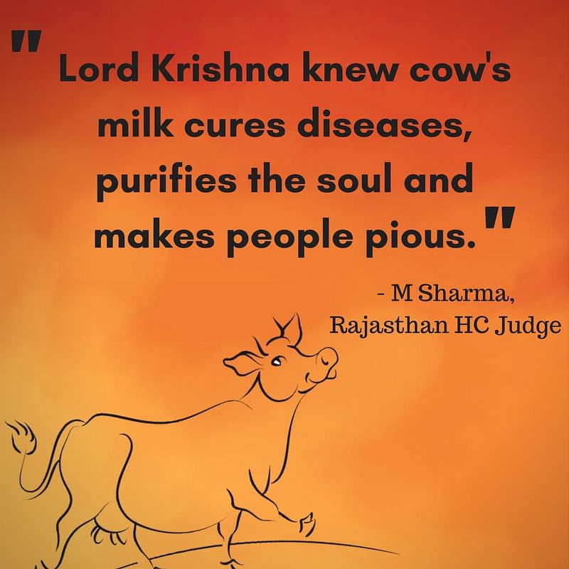 The court also recommended that the killing of cows should be punished by a life term.