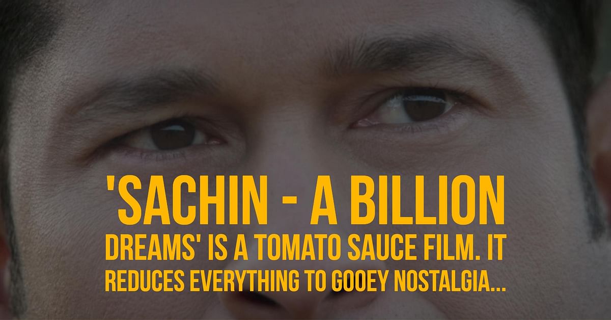 Filmmaker Jaideep Varma isn’t impressed with ‘Sachin: A Billion Dreams’.