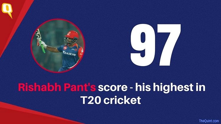Rishabh Pant top-scored with 97.