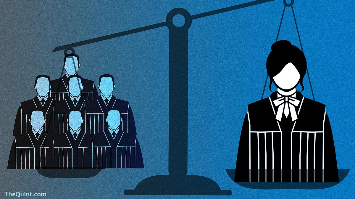 There is a desperate need to appoint more women judges, not only to redress the gender disparity but also to ensure that women get a significant say in appointment of judges. (Photo: Rhythum Seth/<b>The Quint</b>)