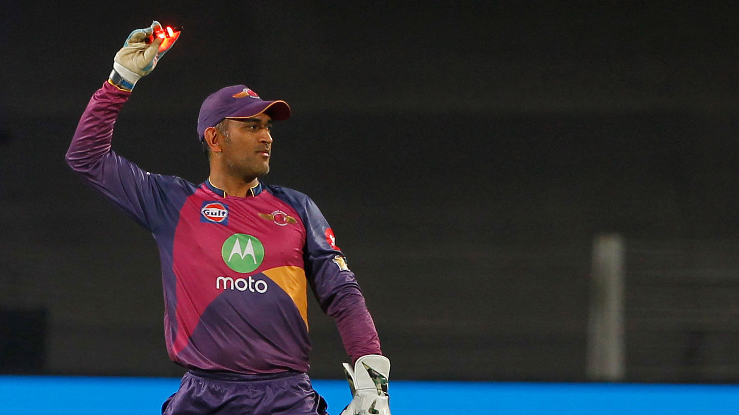 MS Dhoni had been doing what he does best – play cricket. (Photo: BCCI)