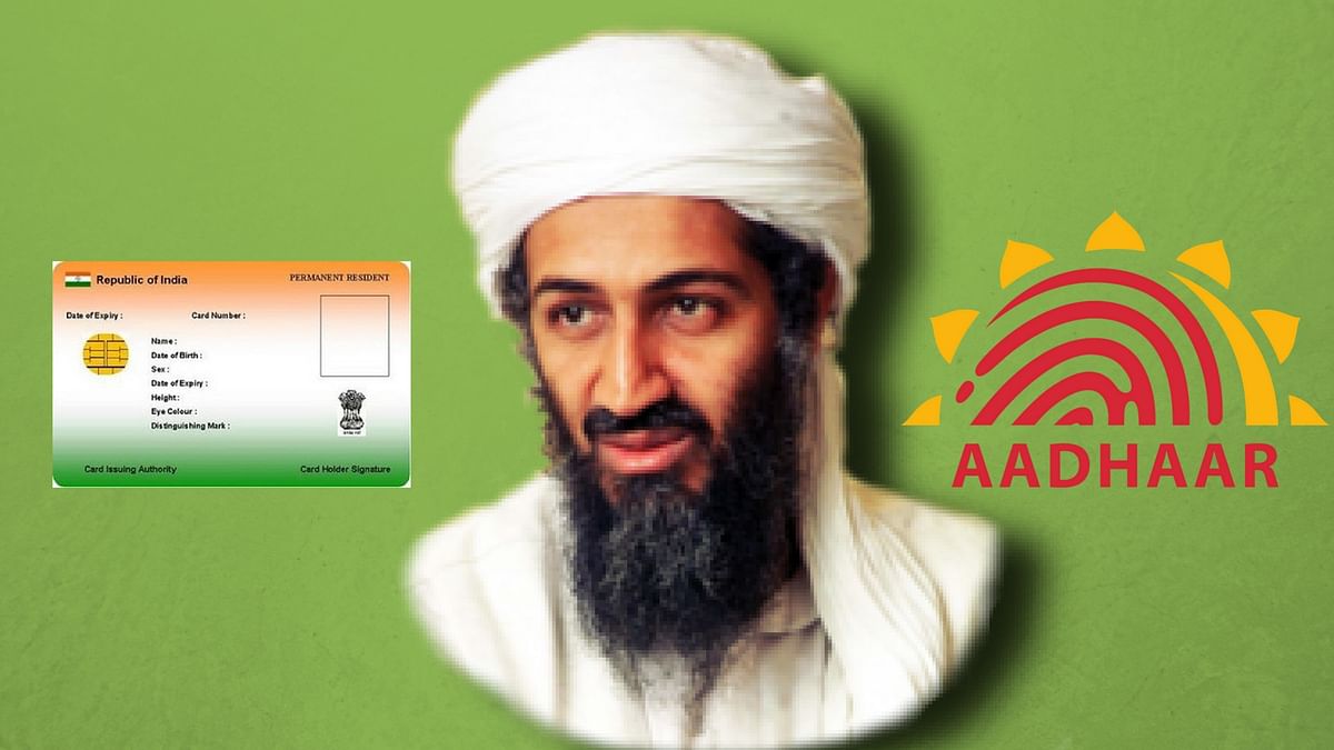 Man Tries to Enrol Aadhaar in Osama Bin Laden’s Name, Arrested   