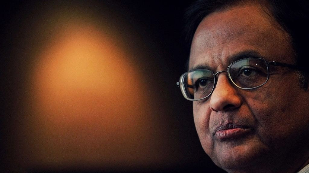 Former finance minister P Chidambaram. (Photo: Reuters)