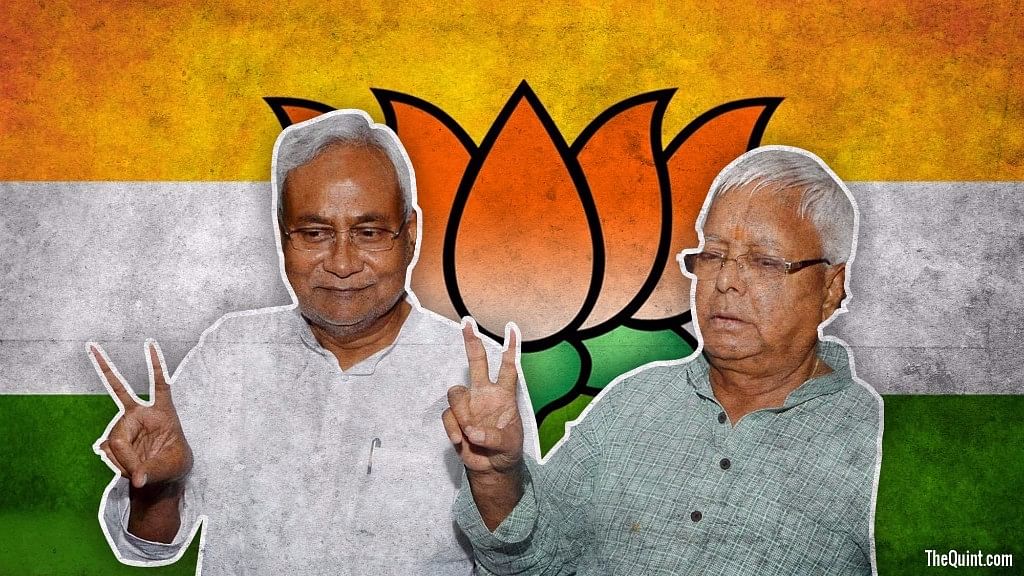 Ever since the alliance came to power in 2015, the BJP and media have tried to drive a wedge between the parties. (Photo: <b>The Quint)</b> 
