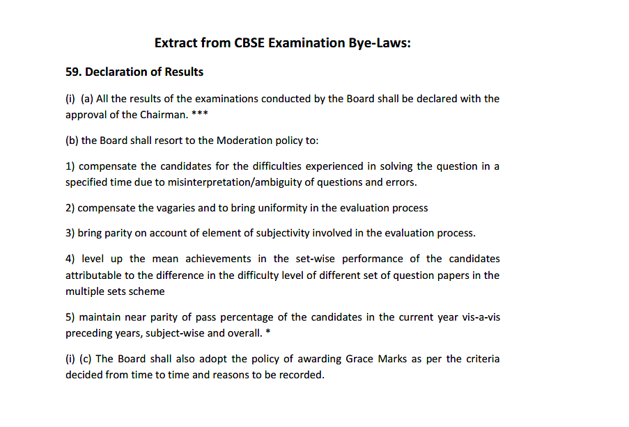 

The claim that there has been no unfair moderation of marks by CBSE this year is one big lie. The data proves it.