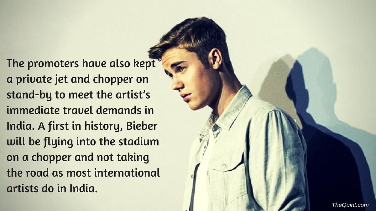 Justin Bieber, you’re pretty damn demanding. 