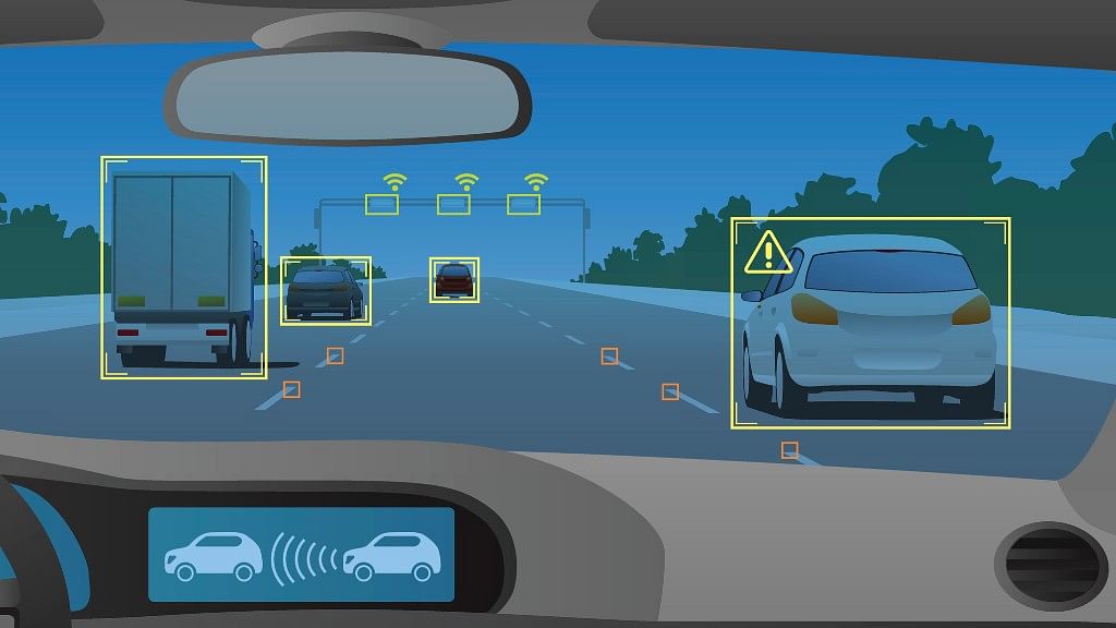 Cars embedded with chips respond to signals they receive.&nbsp;