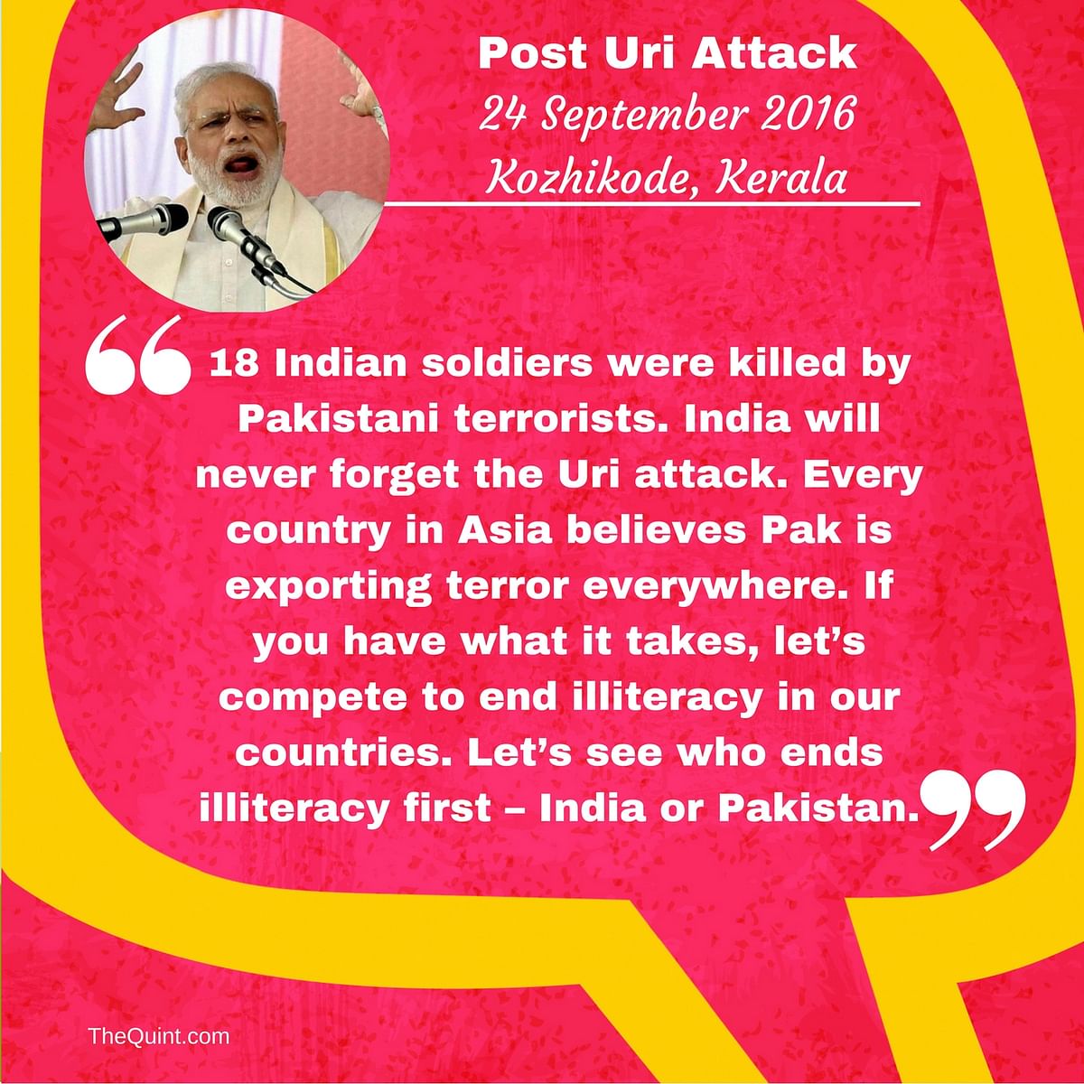 5 speeches of Narendra Modi that moved the nation, challenged Pakistan and cemented India’s position in the world.