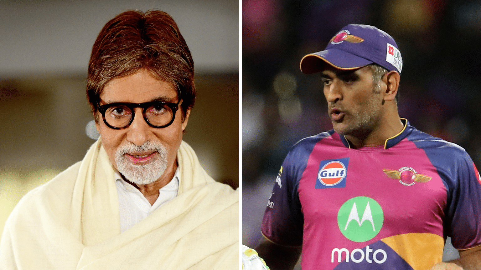 Amitabh Bachchan spoke about his encounter with MS Dhoni. (Photo: IANS)