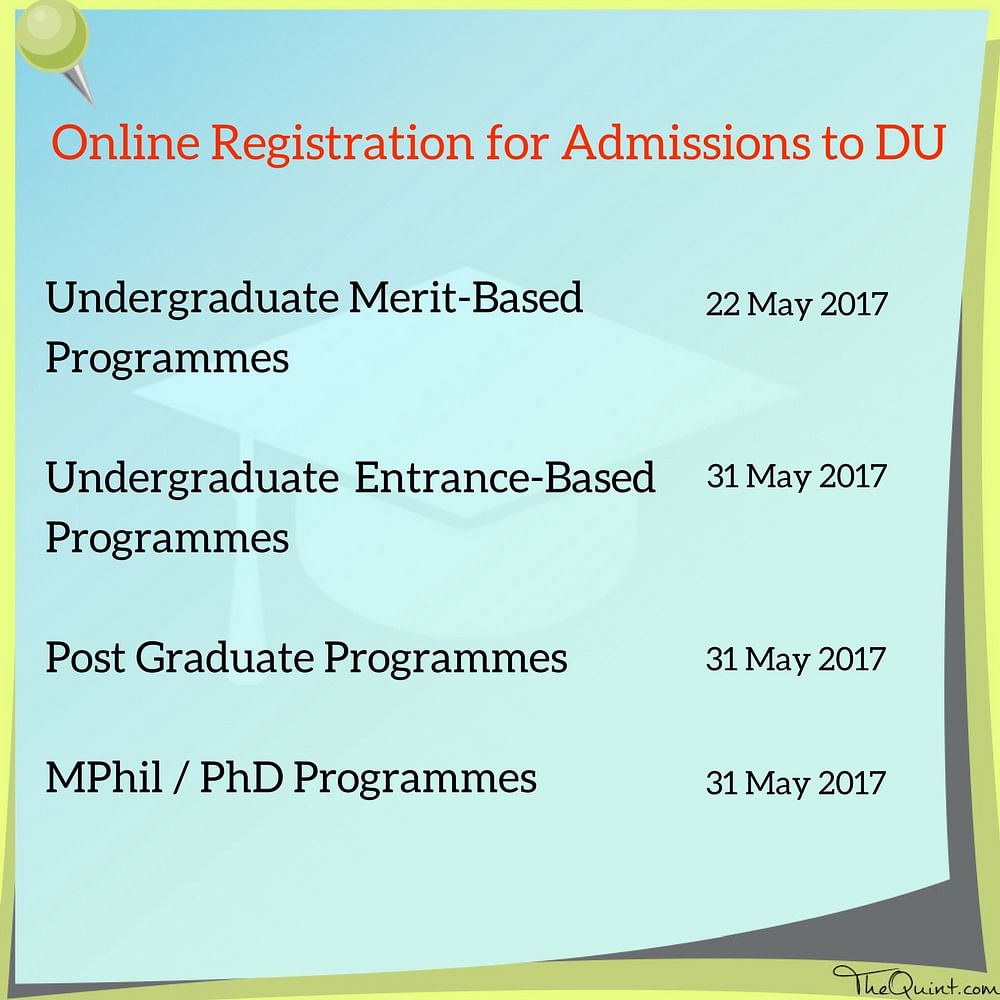 Application dates for undergraduate, postgraduate, MPhil and PhD programmes have been announced.