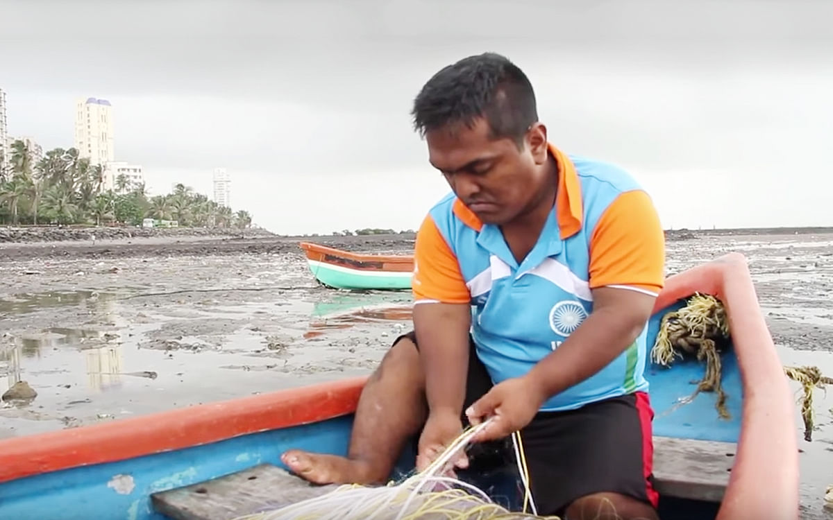 Lack of funds forced Mark to give up badminton and join his father on the fishing boat in Mumbai.
