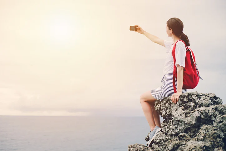 Representational image of a woman taking selfie. (Photo: iStock)
