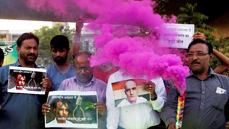Indians celebrate ICJ’s verdict (Photo: PTI)