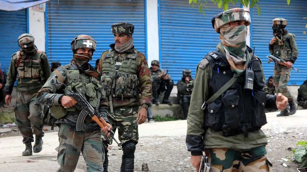According to local reports, four army men and a CRPF officer were also injured in the gunfight. Image used for representational purposes.&nbsp;