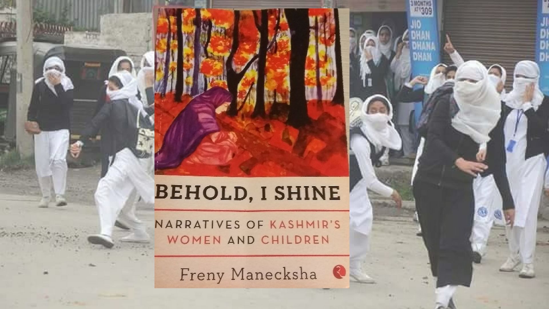 

<i>Behold, I Shine</i> gives voice to Kashmir’s women in print. (Photo courtesy: Rupa Publications/ <a href="https://www.facebook.com/photo.php?fbid=1038925176209393&amp;set=basw.Abr4nlfLIHK0GVhbq4MSlzo_BV3AKChF7apw-GDvaDBpz010-xa4tS-J2eKYVEMqGWX-jgdOLVR05kqMmkLFivgaMU2-MR9AK-HwhHtga6UHaQkNPYRVIz0k9oZIQt11nm4Acx8vY88qvFfJC83pA-bBHZRYuF6O67nVQWRuoByJ3pEKBk8J-grNdgwJWBduhvY.503208253203907.10155873612598128.471539129679867.332772310401430.458099804379491.617945531637388.1038925176209393.1448370375486841.1200226303360383&amp;type=1&amp;opaqueCursor=AbpaV0CnsKdmS5VA_yiBuPmhKstoNMZ_xoOpG2hiMBa5jzcZyA1vjwRwaKxn0Do6nBTbL_GPUkRYyNF53Qlf746qq9HBuDHsS28nBe5bHrijNzrvgEhdrjVoq1NthiglHc62bOXsUsHsegnAC7luCkXZw_a9IxYdL_wBxgw-W7fJc2EJwcXoLk2JY92rGNQVG3nEsm0k11UV9f3e61s7wJ32v_QS_9nj6ePS96L8fFdsGDNtLvmatFoa70MHS1tJ14gJ_UBnMjJXkPEsF7Y7UkoDAIPC_F1ClHZxocIk63Z1vV51S4541CejD7IzsfrcYLskh_TCJgtsmk6M7IC6fo5kEMyKT4_S8NU0weJyUYl13Oj0rjijrgVk2OYBszKOuNgn_ajppssuli_6nFNkVgEKuoEOs6JUQWShjv9OcyLcDzwkODBVi-CqTcLpOvjkSD8DgqBjOeGBLQSRKLgL60d4N4wJ0yKobh7rITT8XMv0jF2frlxIBPTcBbBr3mtimMKODXWPu4wyBY5BmaPt1D8UOamiiZgjIGZLVMkMoNyXlzZ9RdToxdL6ALldaVpsou8mX8rycasn3e0v2bXidj8sL7mpLXtPBaKmvvLDAVCoZA&amp;theater">Facebook/ kandaswamykatithan</a>)
