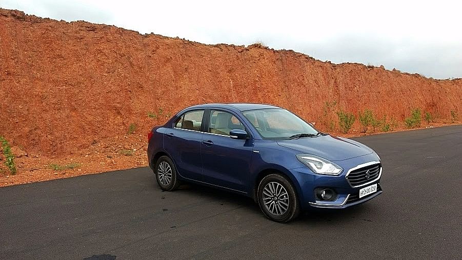 The new Maruti Dzire is priced between Rs 5.45 lakh and Rs 9.41 lakh. (Photo: <b>The Quint</b>)