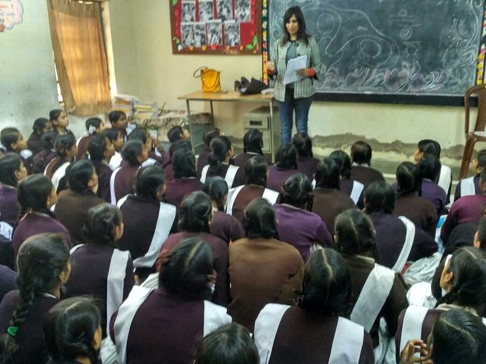 ‘Break the bloody taboo’ is a campaign by NGO ‘Sachhi Saheli’ educating teenage girls about menstruation taboos.